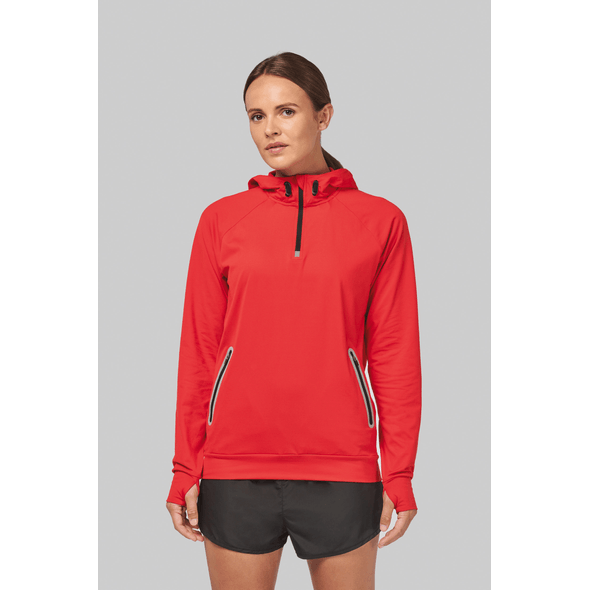 Proact | Sport-Sweatshirt 1/2 Reißverschluss mit Kapuze